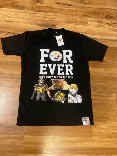 FADE TO BLACK (STEELERS LIMITED EDITION REGULAR BLACK  T-SHIRT)